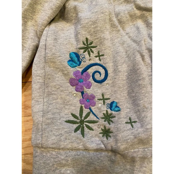 Vintage Disney Tinkerbell Grey Zip Up Jacket - Picture 7 of 10